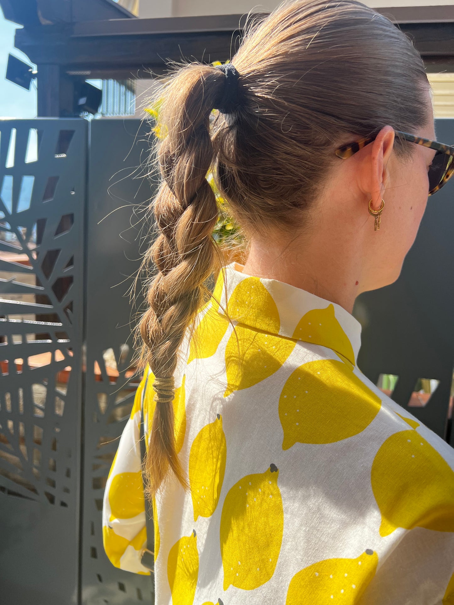 Camicia incrociata limoni