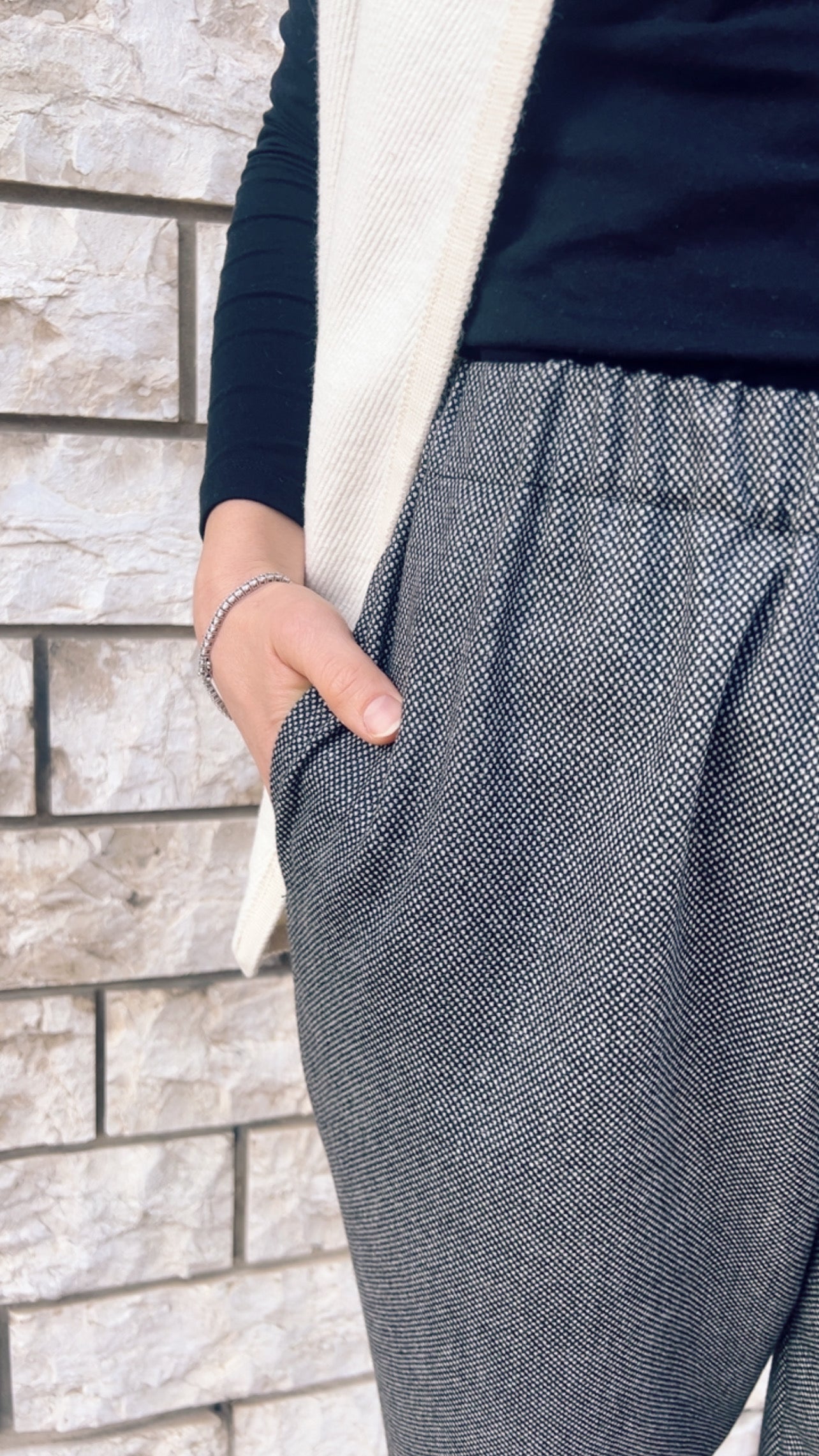 Pantalone in lana
