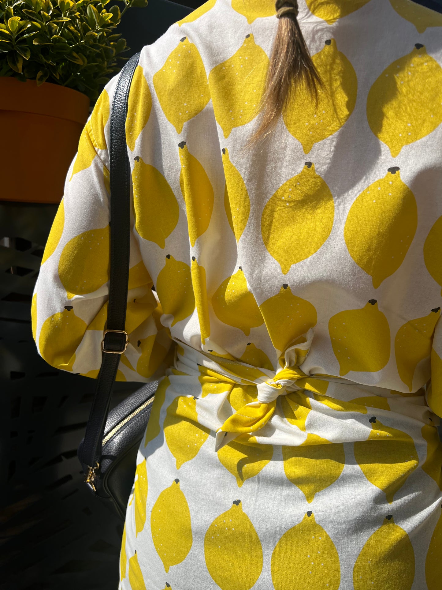 Camicia incrociata limoni