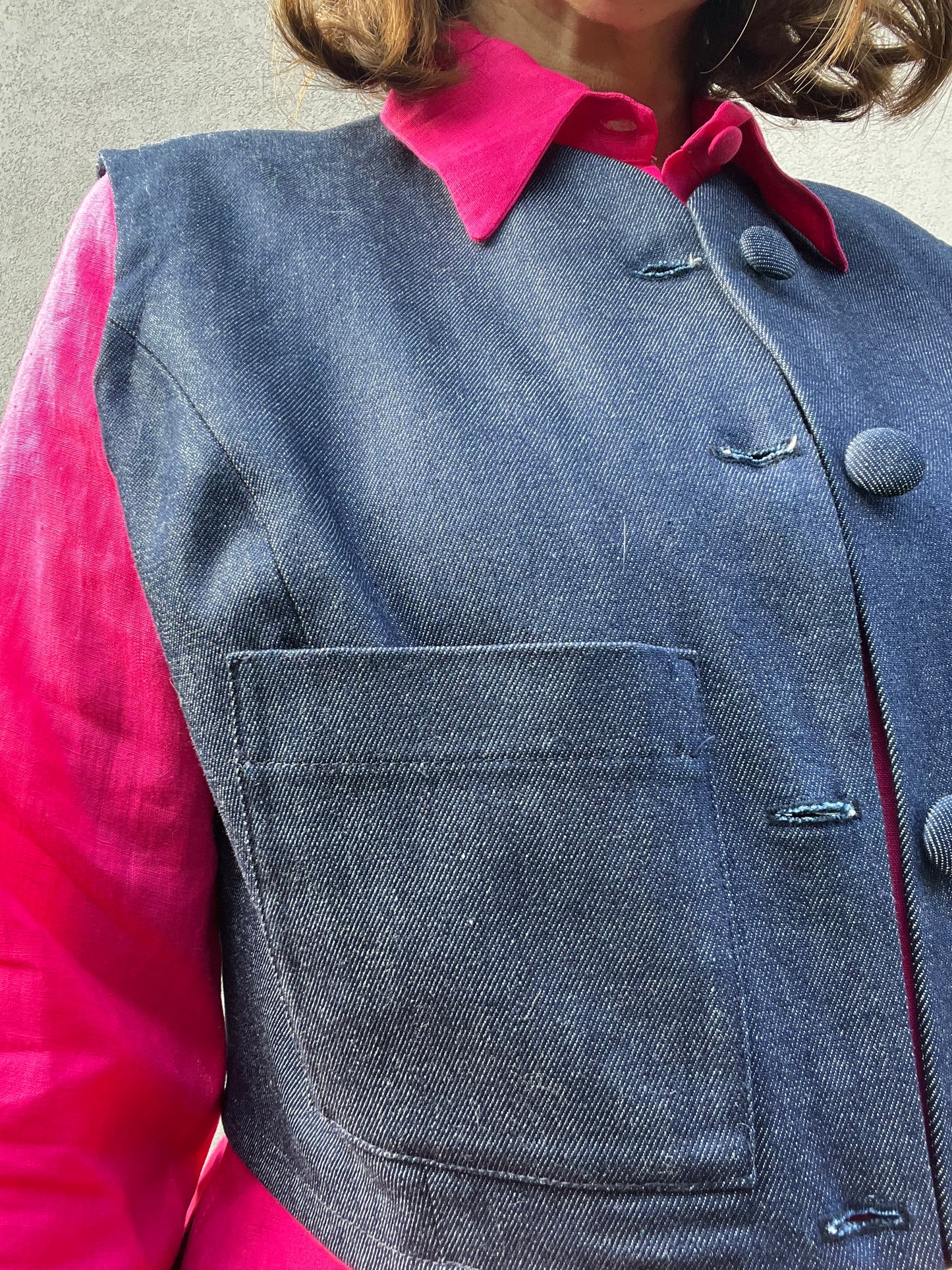 Completo in denim