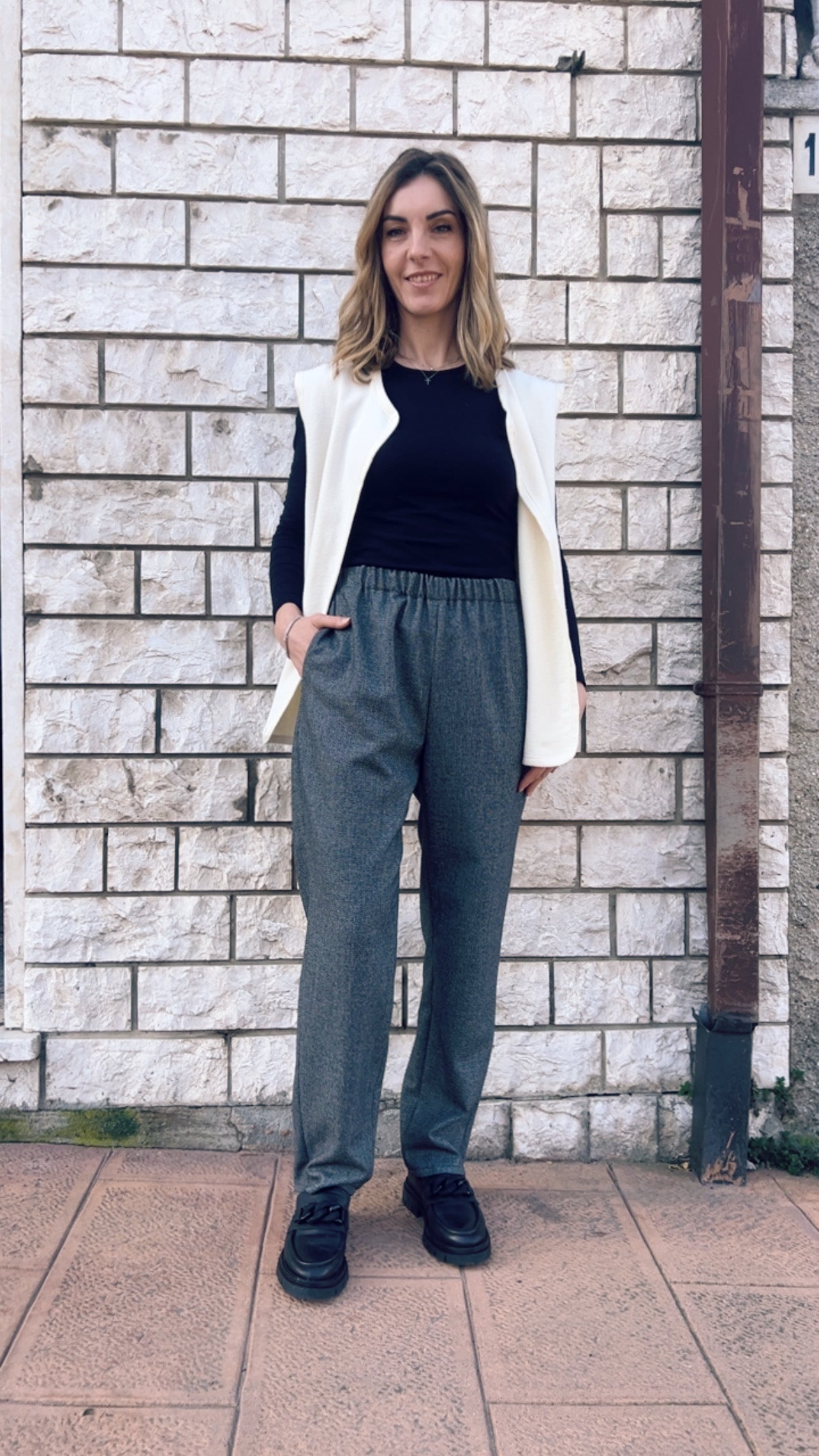 Pantalone in lana