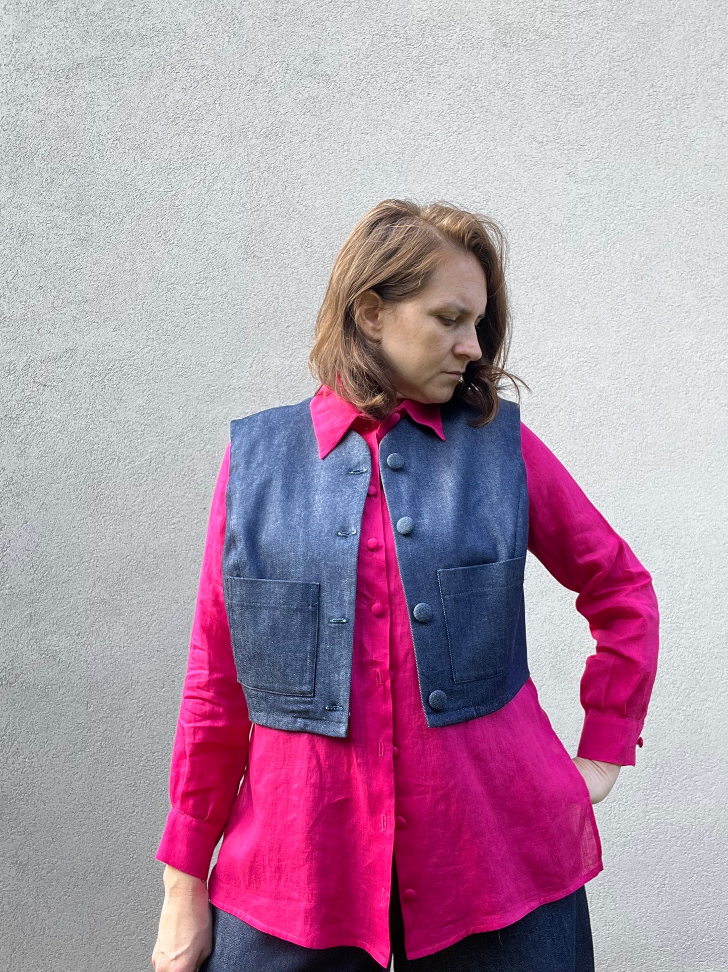 Completo in denim