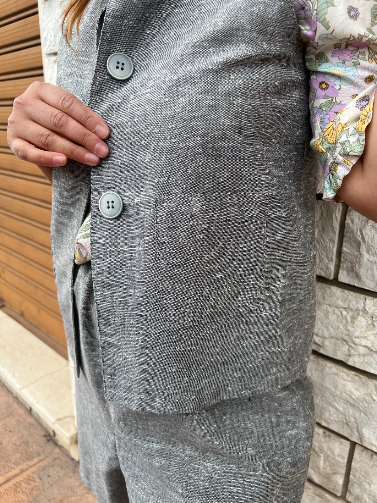 completo gilet e pantaloncino bumper